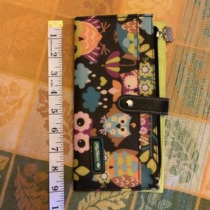 Lily bloom owl wallet